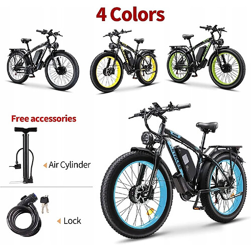 Vélo électrique KETELES K800 26 Pouces 80NM - Neuf