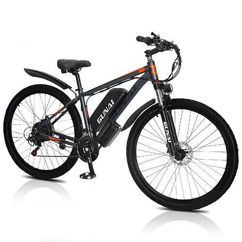 Gunai Vélo Électrique Adulte GN29 - Motor 1000W - Batteries 48V 15Ah - 21 Vitesses SHIMANO - Assistance 90KM - VTT/VAE urban