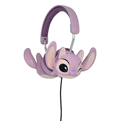 Lexibook Casque stéréo filaire pliable avec limitation de volume d'écoute Angel de Disney Stitch