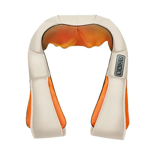 Appareil de massage pour la nuque et épaule Shiatsu Beige Herzberg HGMSG20-BEI