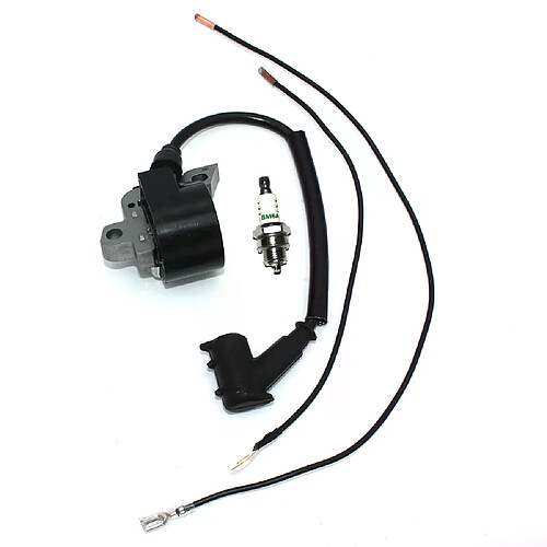 Bobine d’allumage avec bougie d’allumage pour Stihl MS460 MS460R MS460RZ MS460M MS460W MS460Z MS650 MS650R MS660 MS660W MS660M 046 064 066