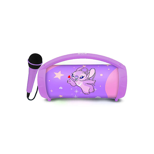 Lexibook Enceinte Bluetooth Lumineuse avec Micro Angel Stitch