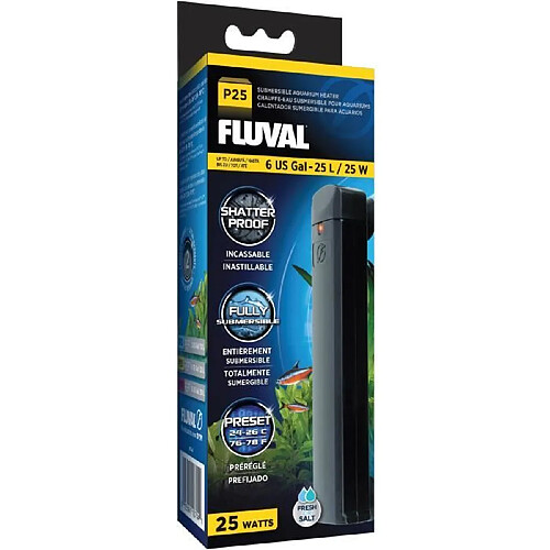 Fluval Chauffe-eau d'aquarium préréglé
