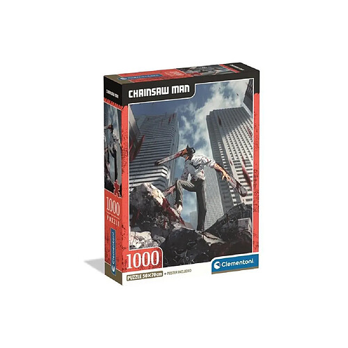 Clementoni Puzzle adulte Chainsaw Man - 1000 pièces
