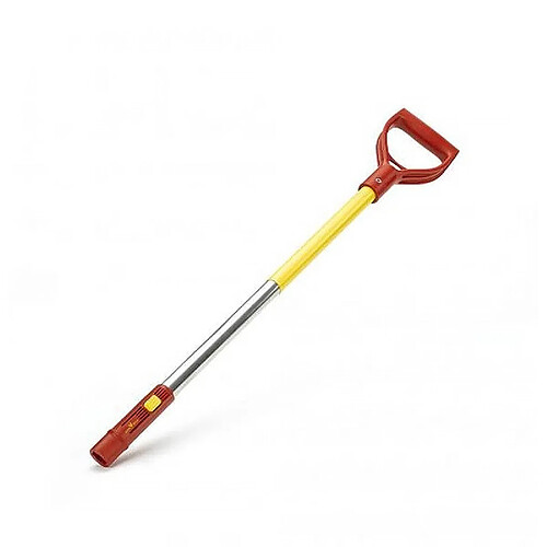 Manche Aluminium 80 cm- poignée en D - OUTILS WOLF ZMAD (manche interchangeable) - Multistar