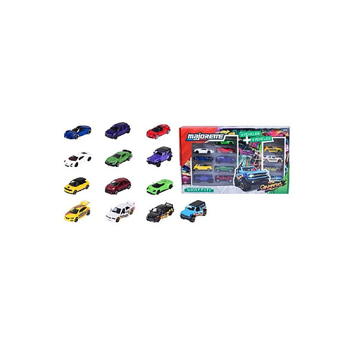 Smoby MAJORETTE - Majo SL Set13Pcs Graffiti 9+4 Exclu - des 3 ans