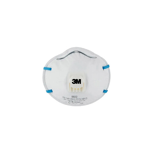 8822 - Masque Anti-Poussières avec Valve 3M™ Cool Flow™ FFP2