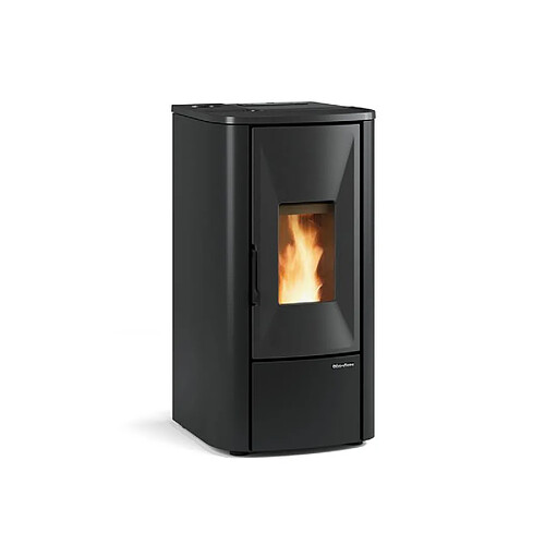 1292400-POELE A GRANULES - LINA TOP - NOIR NORDICA EXTRAFLAME - LINATOPNOIR