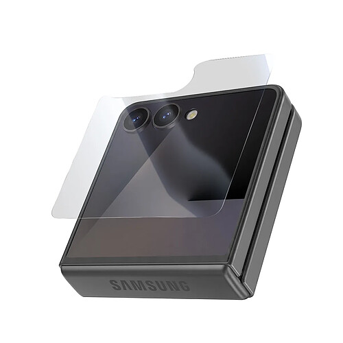 Force Glass Protection d'Écran pour Galaxy Z Flip 7 en Verre Trempé 2.5D 9H+ Transparent