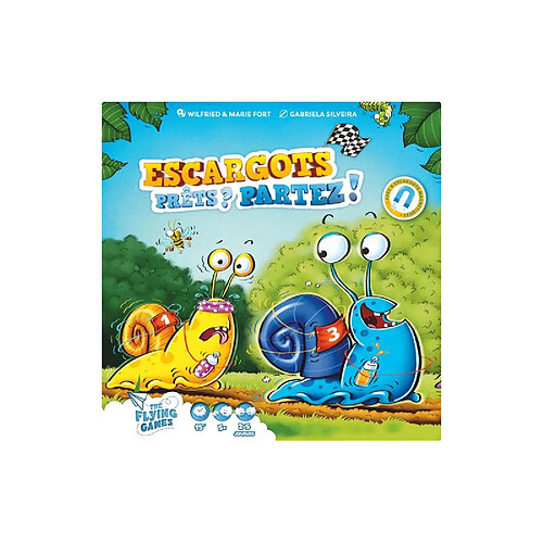 Jeu éducatif The Flying Games Escargots, Prêts? Partez!