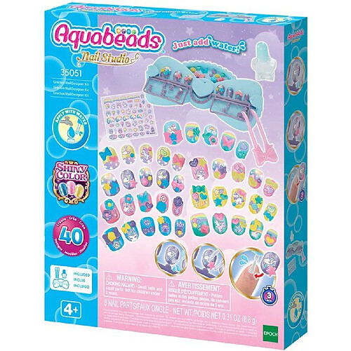 Aquabeads kit manucure licorne
