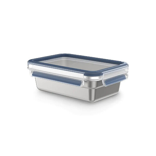 CLIP & CLOSE INOX Boîte de conservation rectangulaire 0,8 L EMSA - N1150400
