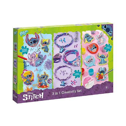 Coffret d'activités 3 en 1 Disney Stitch