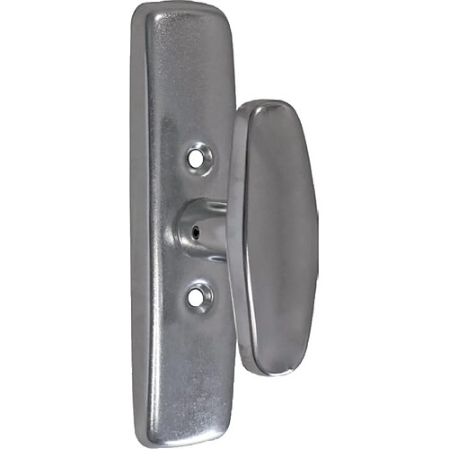 Cache acier zingué avec bouton inox MAP 907