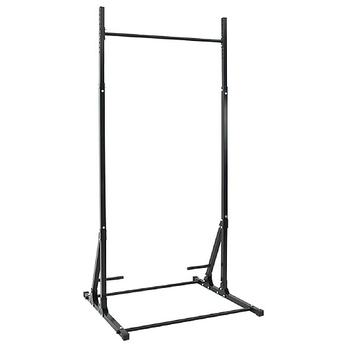vidaXL Station de barre de traction Noir 100,5 x 102 x 234,5 cm