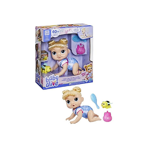 Baby alive Harper Hugs poupée interactive - Blanc