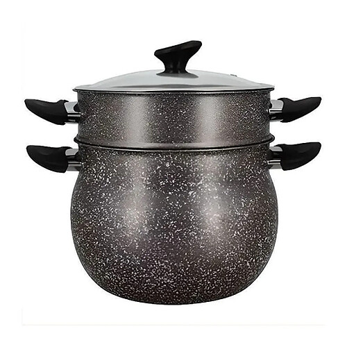 MENASTYL Couscoussier - Aluminium - 9 Litres - Compatible avec Tous les Feux, y compris Induction