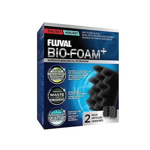 Fluval Bloc de mousse filtrante biologique BIO-Foam+ pour filtre 306