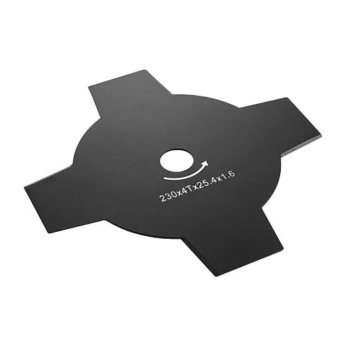 Couteau à herbes DEWALT DT20655-QZ - Pour débroussailleuse - 4 lames - Dents 230mm