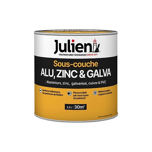 JULIEN S/COUCHE J1 ALU-GALVA 2.5L JULIEN - 5108088