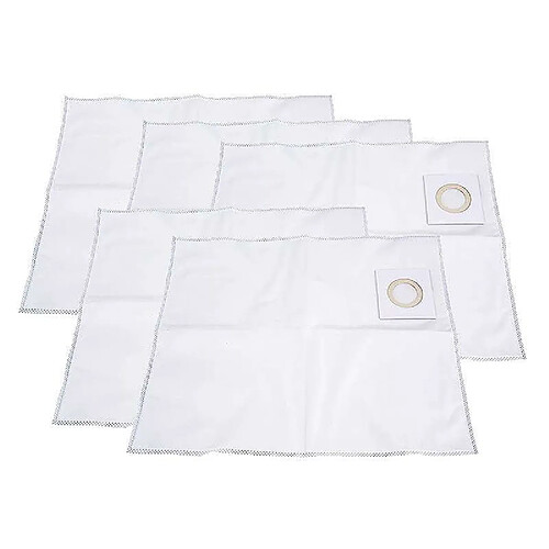 Lot de 5 sacs tissu avec fermeture pour aspirateurs MAKITA VC3210 et VC3211