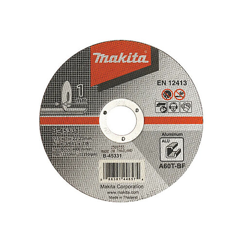 Makita Disque tronçonnage métal pour meuleuse - 125 mm