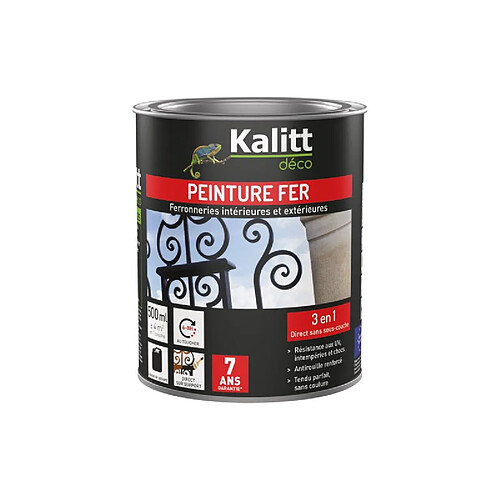 PEINTURE FER 3-EN-1 7 ANS 0.5L VERT SA KALITT DECO - 762699