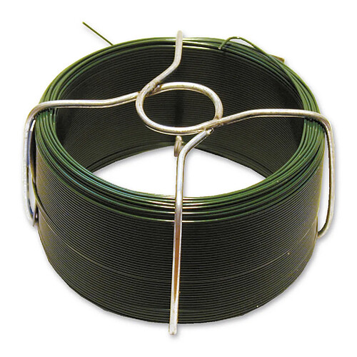 Chapuis Fil d'attache acier plastifié - Vert