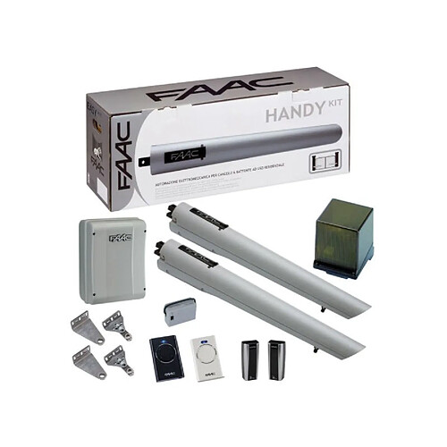 Kit HANDY intégral pour portail battant 24V FAAC 105998144