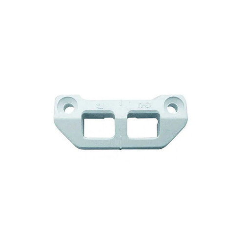 Ferco Gâche de tringle double - Blanc