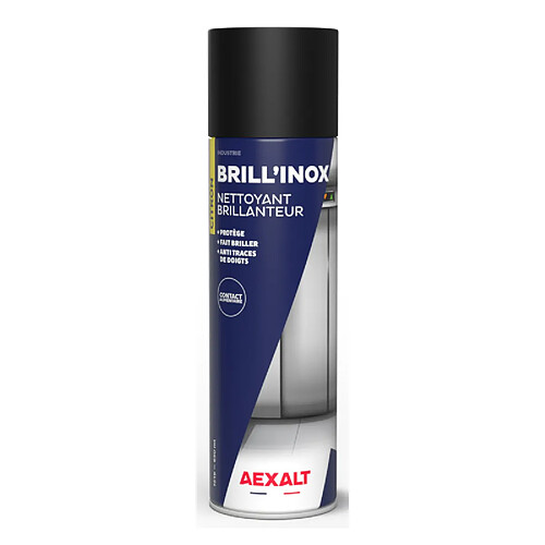 Nettoyant Brill Inox aérosol 650ml AEXALT 1518