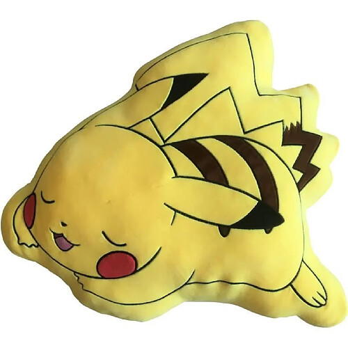 Coussin 3D Premium - POKEMON - Pikachu Couché - Microfibre - 50 cm