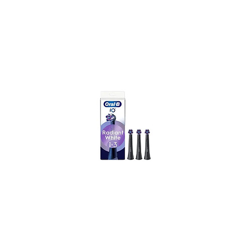 Brossette dentaire Oral B iO Radiant White Noire X3