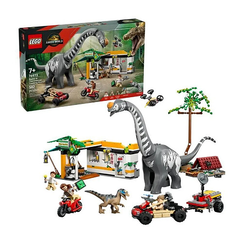 Lego Jurassic World La poursuite du vélociraptor et du titanosaure