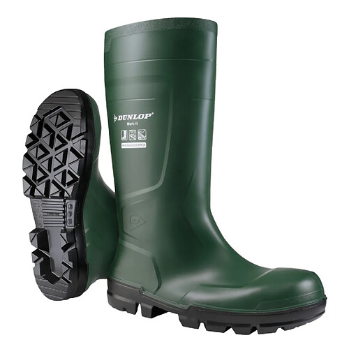 Botte de sécurité Work It PVC nitrile vert pointure 45 COVERGUARD 9DWKT80045