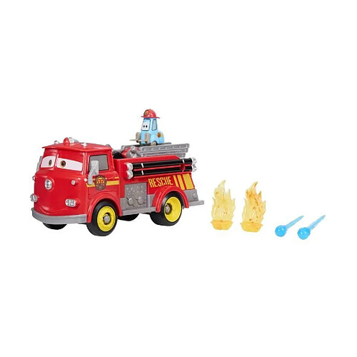 Cars Camion de pompiers rouge Red & Guido - Lanceur d’eau