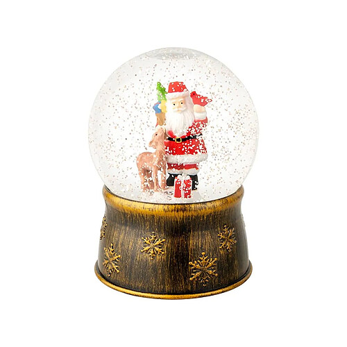 Boule de Neige de Père Noël Lumineo Multicouleur