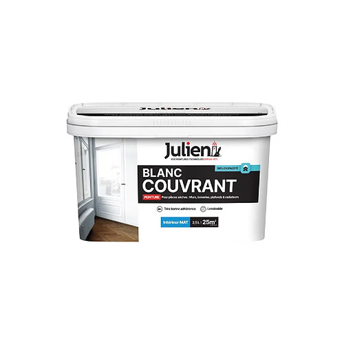 BLANC COUVRANT MAT BASE WHITE2.5L JULIEN - 5678964