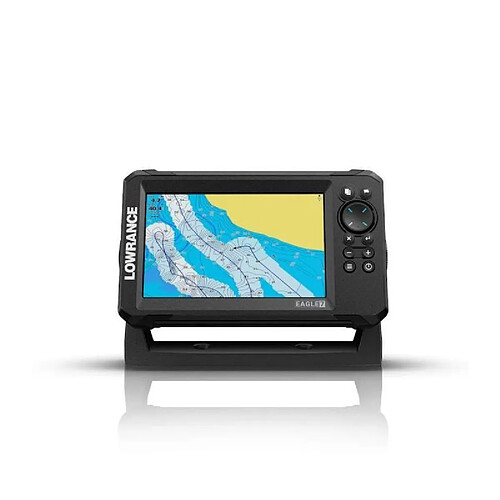 Lowrance Electronics Inc. Combiné GPS sondeur - LOWRANCE - Eagle 7 - Sonde 50/200 HDI - Écran IPS - FishReveal™