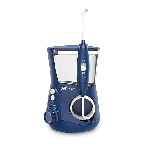 WATERPIK Ultra Professional WP-663 Fil dentaire à eau fixe - 1250 Pulsations - 90s Capacité - 7 Embouts - Bleu