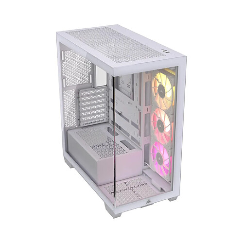 CORSAIR 3500X RS R ARGB Mid Tower PC Case, White