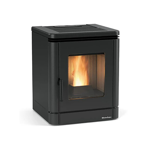 1293400-POELE A GRANULES PEGGY - NERO NORDICA EXTRAFLAME - PEGGYNOIR