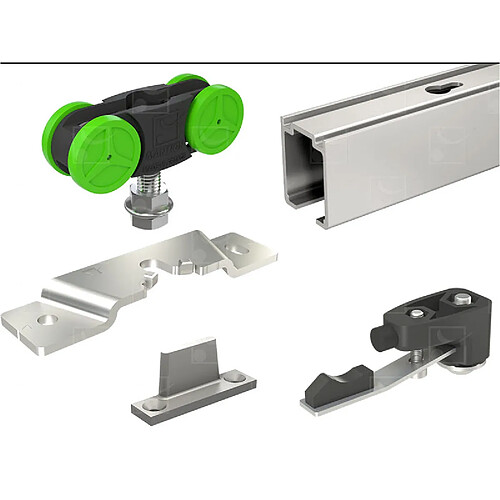 Kit MA240B 240 cm rail alu + garniture 40 kg MANTION MA40B 240