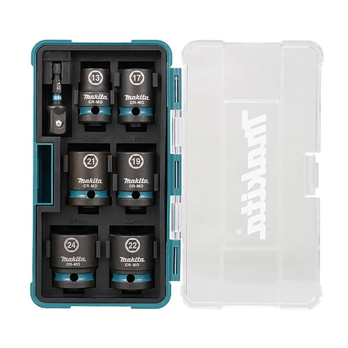 Makita Coffret 6 douilles impact 1/2" - Noir