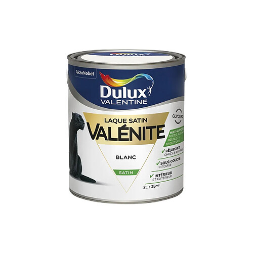 LAQUE VALENITE SAT.2L BLANC DULUX VALENTINE - 5211459