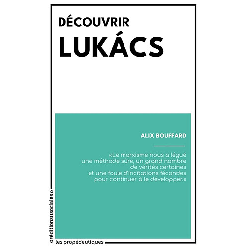 Découvrir Lukacs