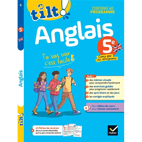 Anglais 5e : conforme au programme