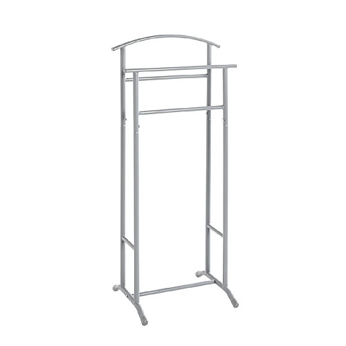 Pegane Valet de nuit double métal - Gris