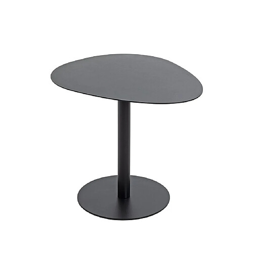 Pegane Table d'appoint métal - Noir