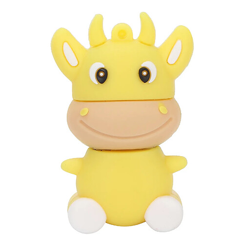 Autre Vue Clé USB 16 Go en forme de vache de dessin animé, accessoires informatiques